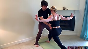 Horny Stepson Practices Yoga With Curvy Stepmom