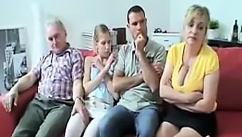 Mature Woman Acts As A Stand-In For Stepdaughter During Taboo Family Sex