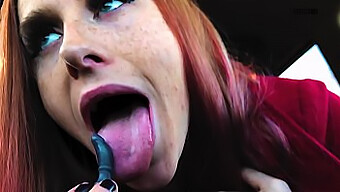 Lucky Redhead Gets A Taste Of The Smallest Penis In The World