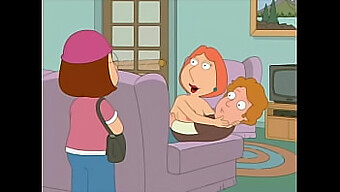 Cartoon Depiction Of Anthony Engaging In Sexual Activity With Lois And Meg