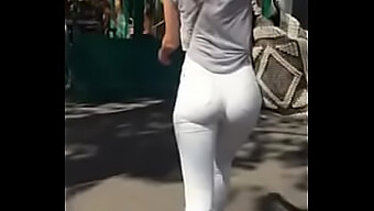 Secretly Captured Footage Of Attractive Buttocks In Public Setting