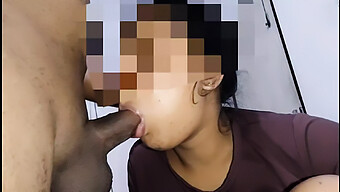 Indian Babe Gives A Sloppy Deepthroat And Takes A Facial Cumshot