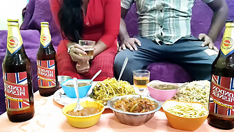 Indian Mature Woman Prepares A Sensual Meal And Performs Oral Sex