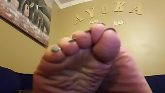 Ebony Sole Tease In Pov Foot Fetish Video