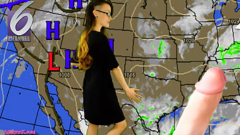 Adalynnx Exposes Her Slim Body And Enjoys Rough Sex In Weather Report