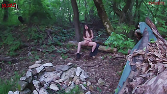 Secretly Watching A Stunning Young Woman Pleasure Herself In Nature