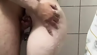 Amateur Couple Enjoys Doggystyle Sex In Shower