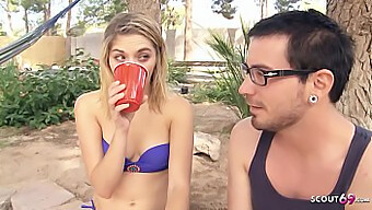 Introverted Student Entices And Submits To Rough Sex At University Pool Gathering