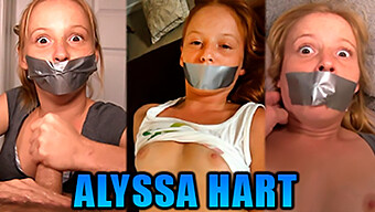 รวมความเป็นทาสและการปิดปากของ Alyssa Hart ด้วยการเย็ดหน้าและการชักว่าว