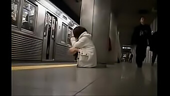 Japanese Girl Groped Without Underwear On A Train