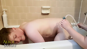 Bbw Mistress Trains Her Submissive In Anal Douche