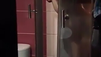 Pale Blonde Gets Intimate In A Steamy Shower