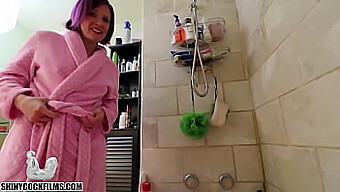 Stepmom'S Big Dick Leads To A Guilty Shower With Her Son