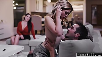 أنجيلا وايت'S Sci Fi Fantasy Comes To Life In Explicit 3some With Couple