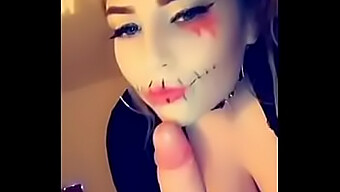 Amelia Skye Menikmati Halloween Dengan Seks Hardcore Dan Face Sitting