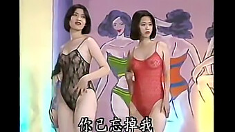 Taiwanese Girl Models Lingerie In A Fashion Show