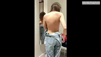 Fitness Enthusiast Gets Caught Stripping In Fitting Room On Hidden Camera