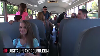 Kaci Lynn And Keiran Lee'S Explicit Encounter On A Bus - Video